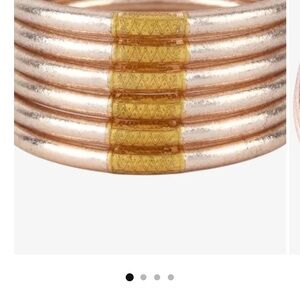 BudhaGirl All Weather Bangles Rose Gold